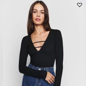 Reformation Leland Knit Top